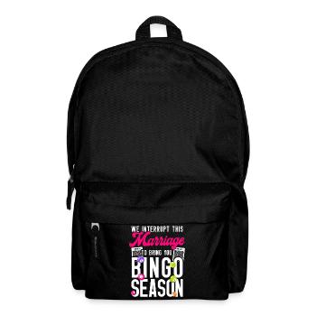 Bingo Player Husband Wife Marriage - Rucksack - Schwarz - Vorne