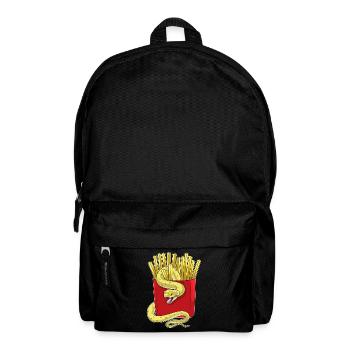 Frites serpent - Sac à dos - noir - Devant