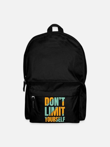 Ne vous limitez pas - Sac à dos - noir