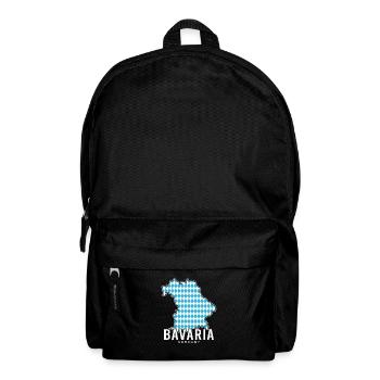 Bavaria Germany Kontur Flagge1 - Rucksack - Schwarz - Vorne