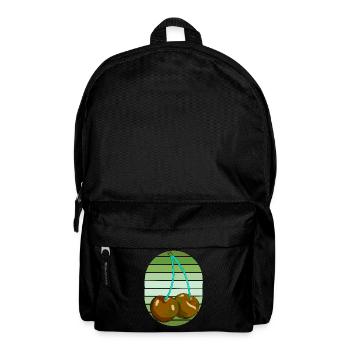 Rockabilly Retro Vintage Cherries - Backpack - black - Front