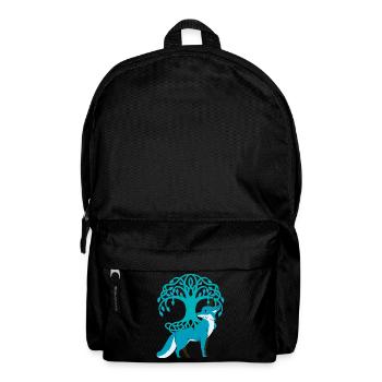 renard, renards, nature, conte de fées, forêt, nature, arbre - Sac à dos - noir - Devant
