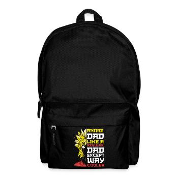 Papa Anime Comme Un Papa Ordinaire Otaku Manga Japonais - Sac à dos - noir - Devant