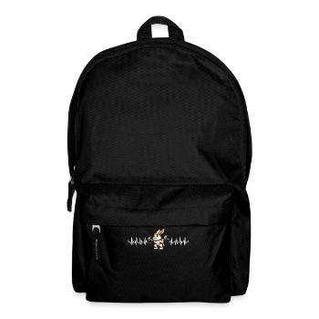 Gym Tshirt Funny Fitness Workout Gym - Backpack - black - Front