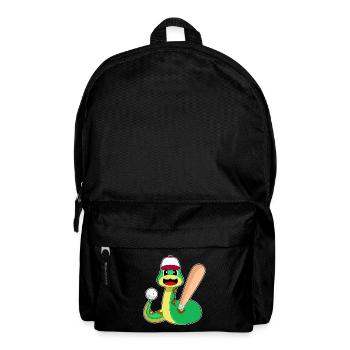 Schlange Baseball Baseballschläger Sport - Rucksack - Schwarz - Vorne