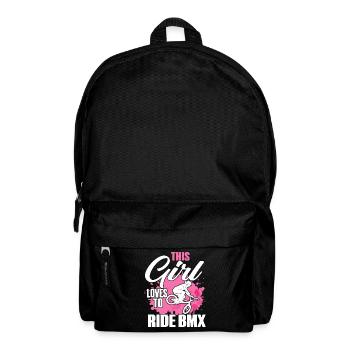 BMX Rider Fille Vélo Vélo Stunt Racing Enfants - Sac à dos - noir - Devant