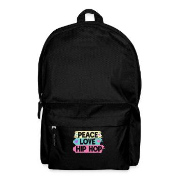 HipHop -Tänzer Breakdancing Der 80er 90er Hip Hop - Rucksack - Schwarz - Vorne
