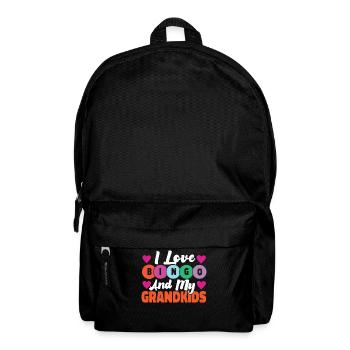 Bingo Player Grandma Grandpa I - Rucksack - Schwarz - Vorne