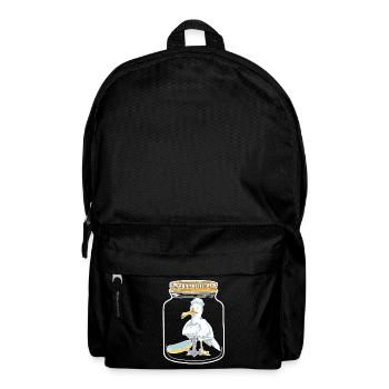 funny seagulls turists sovinier maritime seagull - Backpack - black - Front