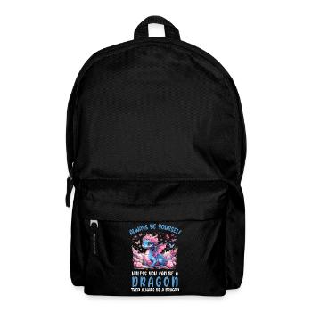T-shirt Dragon Conte de fées Dragon Kanji japonais - Sac à dos - noir - Devant