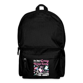 Joueur de bingo Je suis ce fou de bingo - Sac à dos - noir - Devant