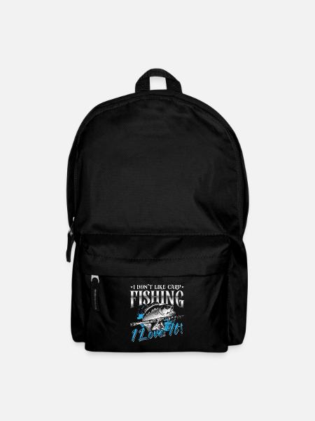 Carp Fishing I Don't Like Carp Loves Fish Hunting - Rucksack - Schwarz