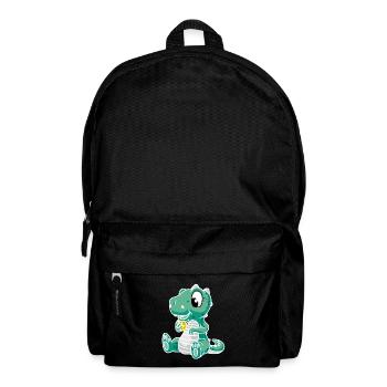 Dkrino Dinosaur Dragon Child Kids Baby - Backpack - black - Front