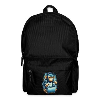 Clever Gaming Monkey - Rucksack - Schwarz - Vorne