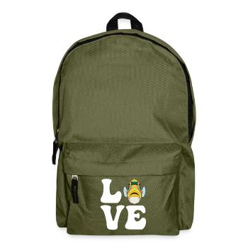 Humuhumunukunukuapua'a Hawaiianischer Riff-Drücker - Rucksack - Olivgrün - Vorne