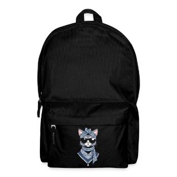 Niedliche Katzenmama Katzenliebhaber Mutti Stil - Rucksack - Schwarz - Vorne
