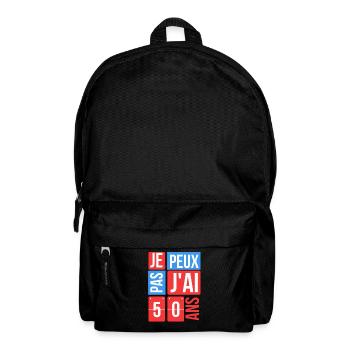 je peux pas j'ai 50 ans - Sac à dos - noir - Devant