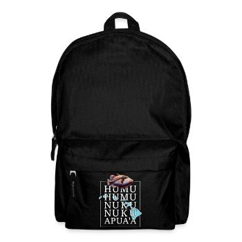Humuhumunukunukuapua'a Hawaiianischer Riff-Drücker - Rucksack - Schwarz - Vorne