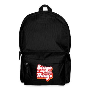 Bingo Player Pun Bingo Is My - Backpack - black - Front