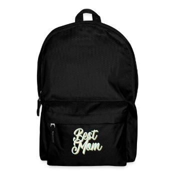 Best Mom Proud Mom Mother's Day Design - Backpack - black - Front