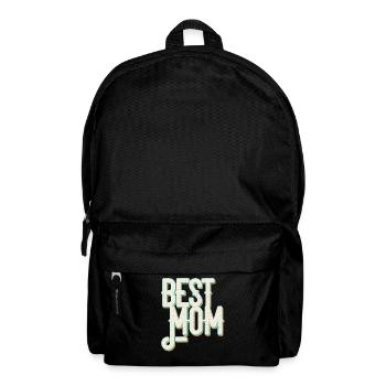 Best Mom Proud Mom Funny Mom Design - Backpack - black - Front