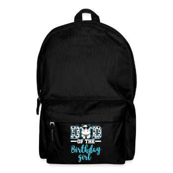 Dad Cowboy Birthday Family Matching Party - Backpack - black - Front