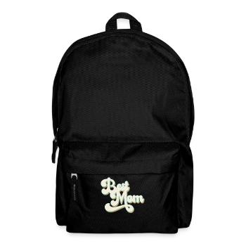 Best Mom Mother's Day Funny Mom Design - Backpack - black - Front