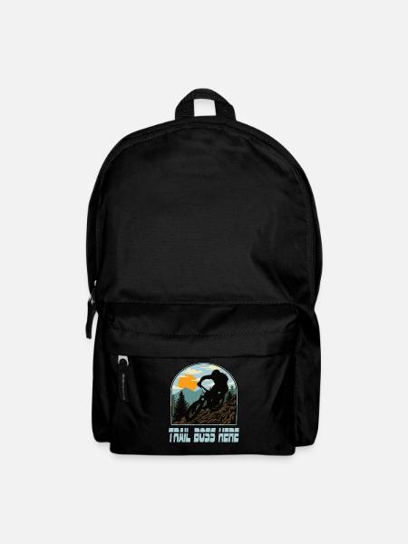 Downhill Mountainbike Mtb Mountainbiker Biking - Rucksack - Schwarz