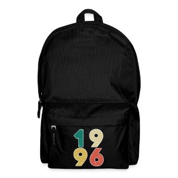 1996 - Born 1996 - Built in 1996 - Backpack - black - Front