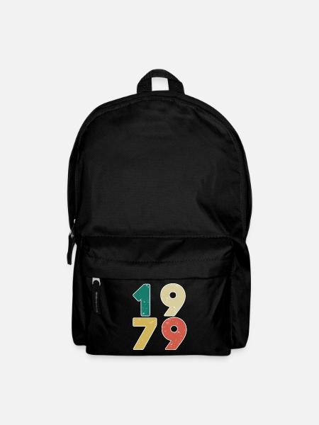 1979 - Jahrgang 1979 - Baujahr 1979 - Rucksack - Schwarz