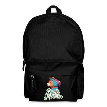 Beste Mama Lustige Muttertag Design Highlights - Rucksack - Schwarz - Vorne