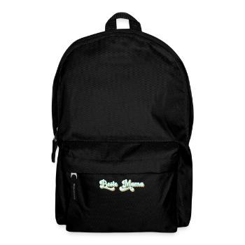 Proud Best Mom Funny Mother's Day Design - Backpack - black - Front
