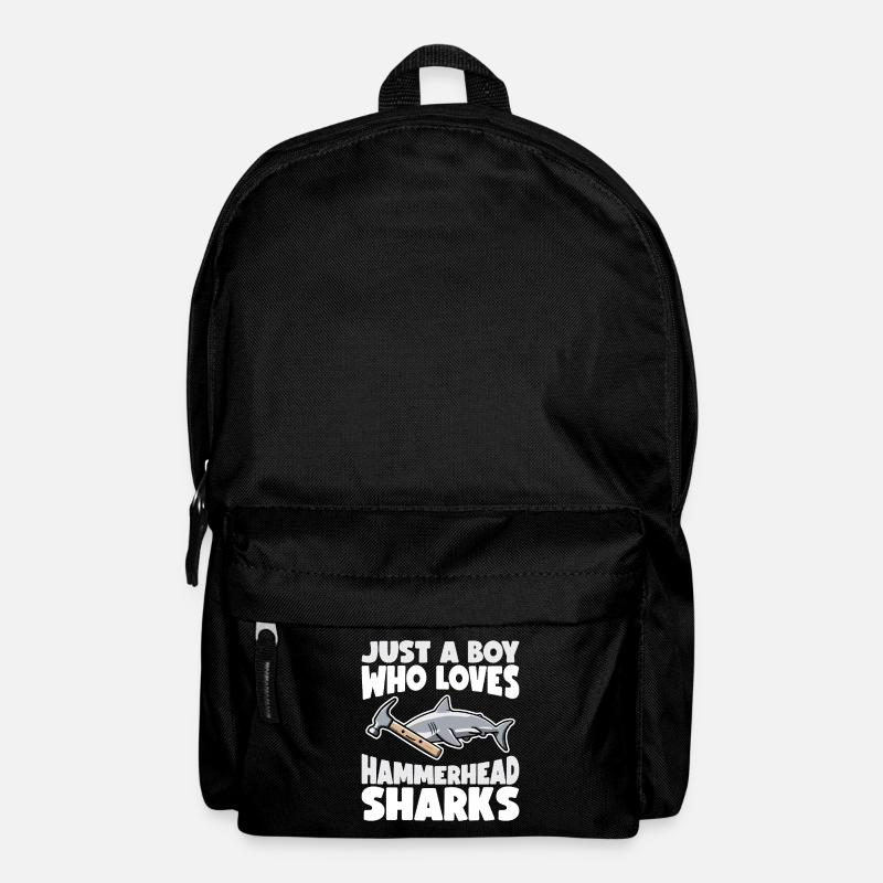 Requin marteau Requin marteau Requin cadeau requin - Sac à dos - noir