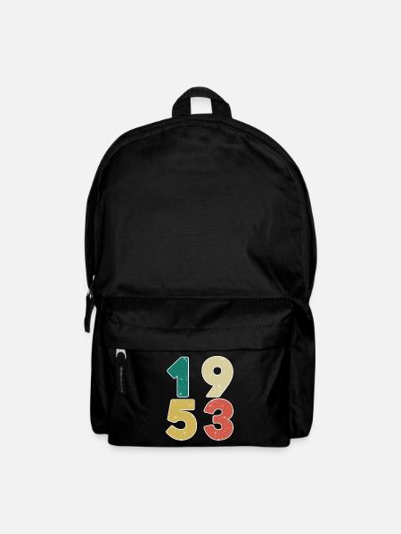 1953 - Né en 1953 - Construit en 1953 - Sac à dos - noir