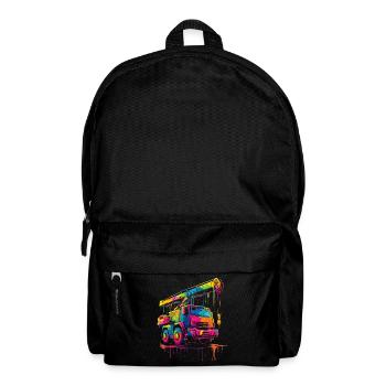Grutier Driver Construction Pop Art - Sac à dos - noir - Devant