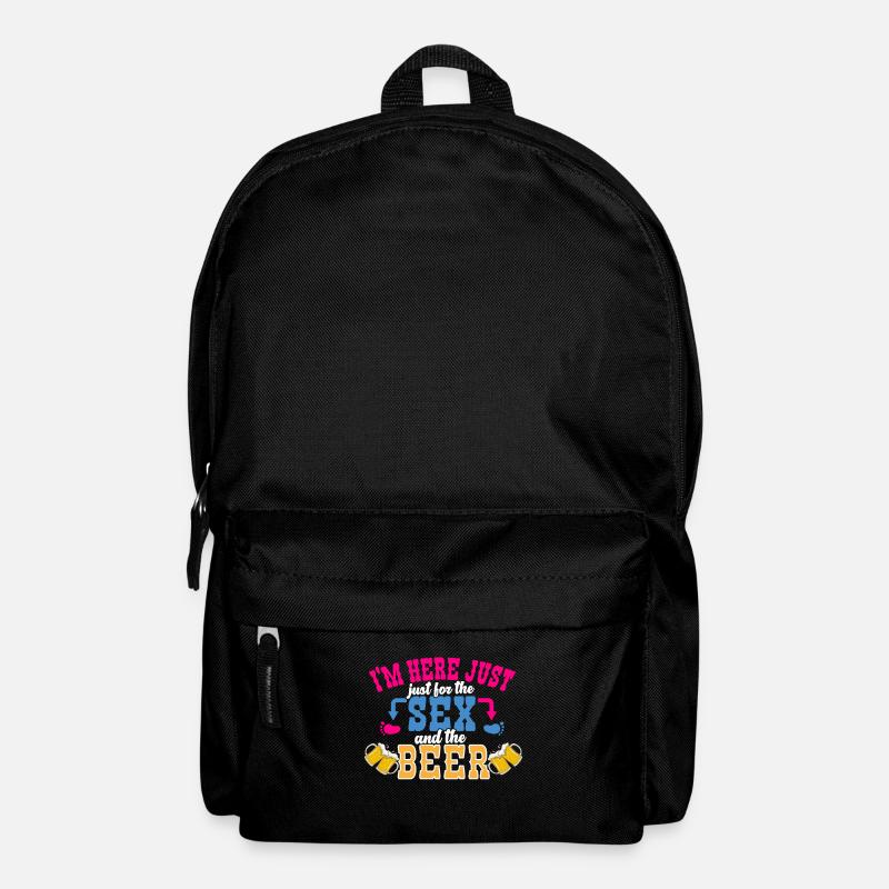 I'm just here for the beer - Backpack - black