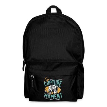 Photographer Life Capture Every Moment Photography - Rucksack - Schwarz - Vorne