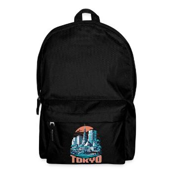 ICONIC TOKYO LANDMARKS CITYSCAPE, JAPAN - Backpack - black - Front