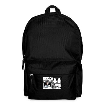 Psychiatrist My Problem My Pictogram Dad Therapist - Rucksack - Schwarz - Vorne