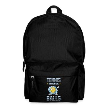 Le tennis nécessite des balles pour le joueur de tennis - Sac à dos - noir - Devant