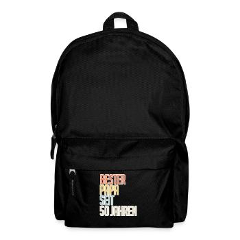 Bester Papa seit 50 Jahren - Rucksack - Schwarz - Vorne