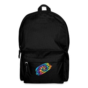 Hot Dog Adulte Tie Dye Années 90 Rétro - Sac à dos - noir - Devant