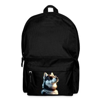 Husky Dogs Lover Dog Love Siberian Huskies - Backpack - black - Front