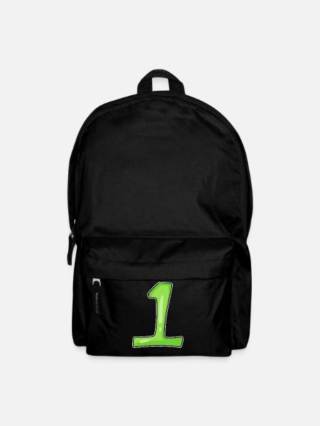 Number 1 Green - Backpack - black
