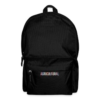 Landwirtschaft - Rucksack - Schwarz - Vorne