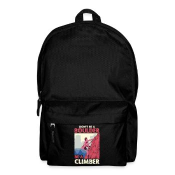 Klettern Mountain Boulder Climble Kletterer - Rucksack - Schwarz - Vorne