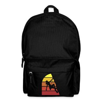 Klettern Mountain Boulder Climble Kletterer - Rucksack - Schwarz - Vorne