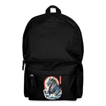 Dragon Anime Fan Japanese Style Vintage - Backpack - black - Front