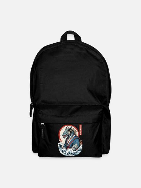 Drachen Anime Fan Japanischer Stil Vintage - Rucksack - Schwarz