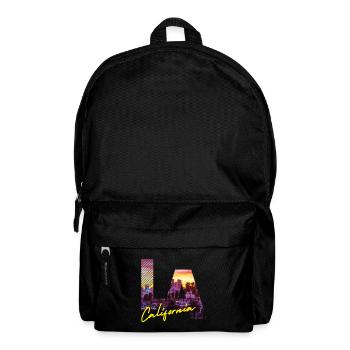 Los Angeles California - Rucksack - Schwarz - Vorne